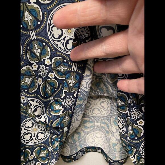 Max Studio Women’s Paisley Multicolor Geometric Boho Shift Dress Wing Sleeve XL - Picture 5 of 9